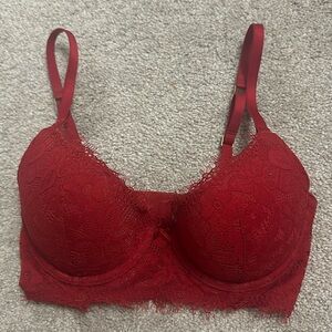 30D / 32C Push Up Bra NWOT Aerie lace real power plunge